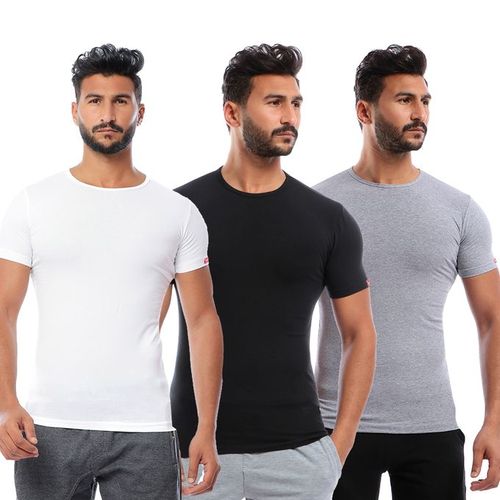 Cottonil Stretch® Men Half Sleeves Round Neck Undershirt