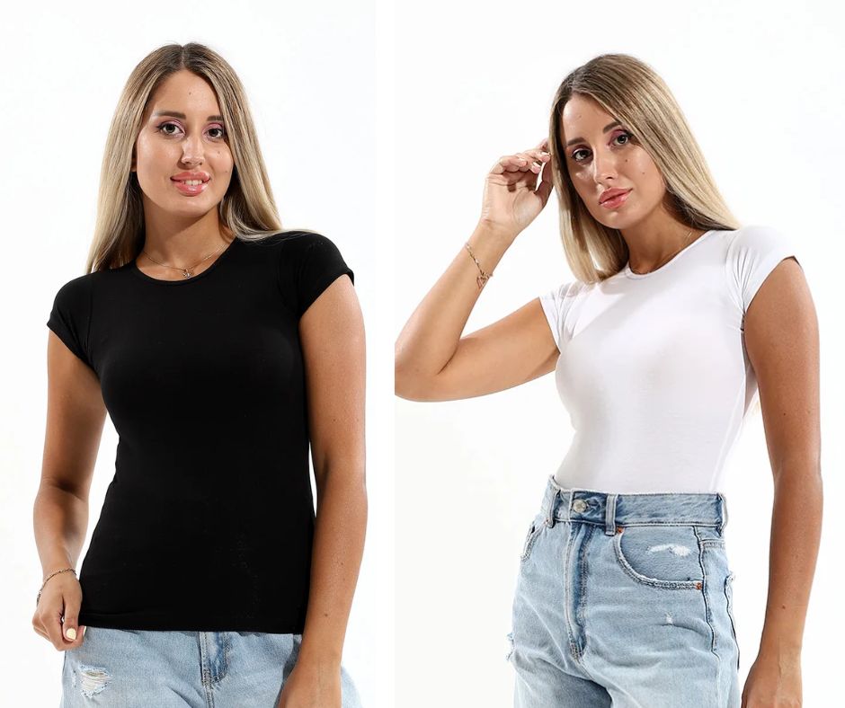 Cottonil Tops® Women Top Half Sleeves