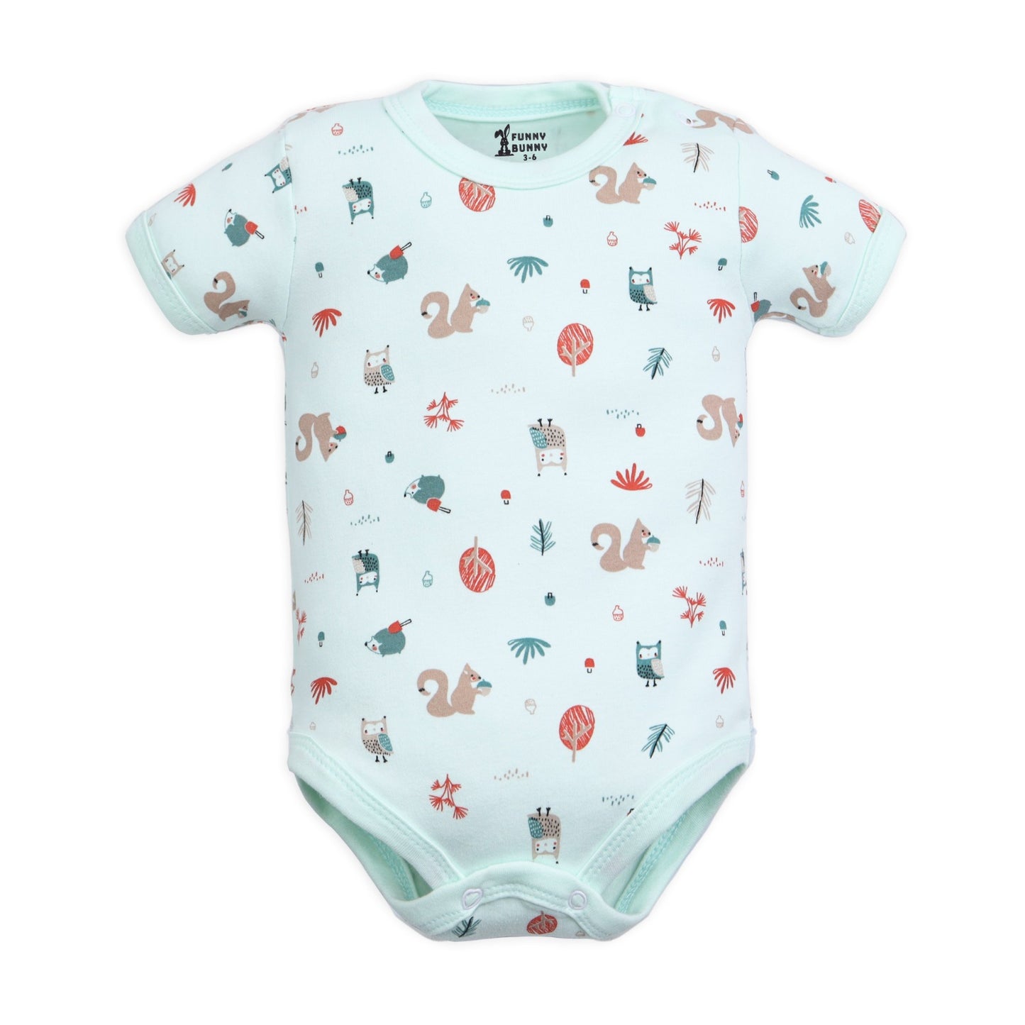 Funny Bunny Baby® Half Sleeves Onesies  "Snap Closure"