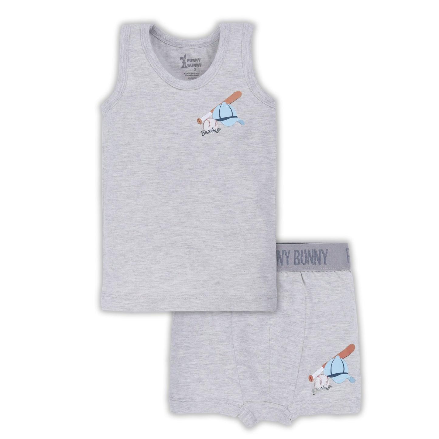 Funny Bunny® Boys Underwear Set (Shirt & Boxer)