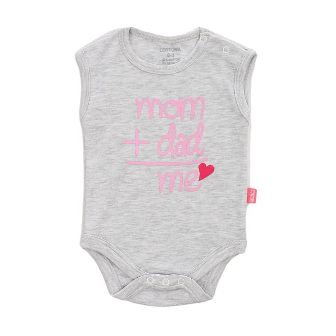 Cottonil Baby® Sleeveless Onesies  "Snap Closure"