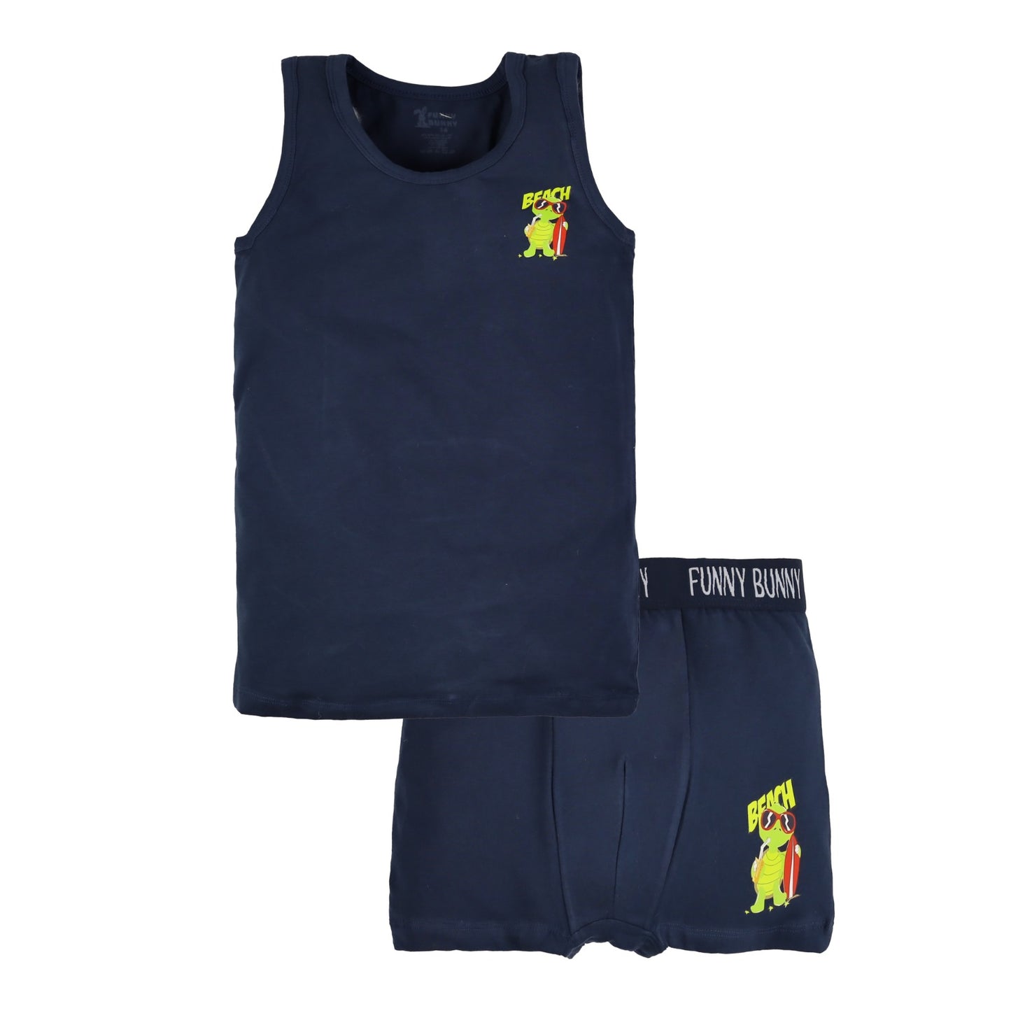 Funny Bunny® Boys Underwear Set (Shirt & Boxer)