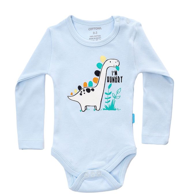 Cottonil Baby® Long Sleeves Onesies  "Snap Closure"