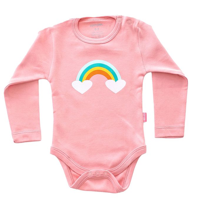 Cottonil Baby® Long Sleeves Onesies  "Snap Closure"