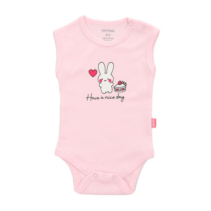 Cottonil Baby® Sleeveless Onesies  "Snap Closure"