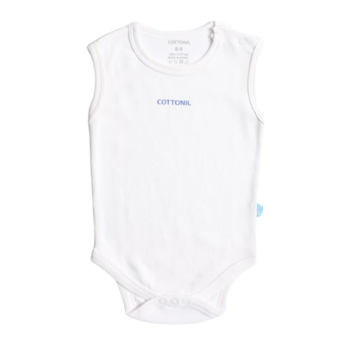 Cottonil Baby® Sleeveless Onesies  "Snap Closure"