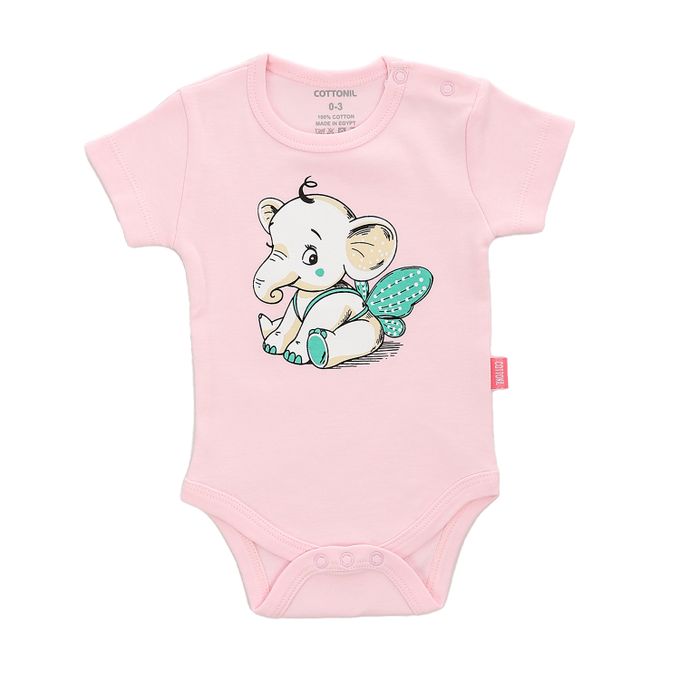 Cottonil Baby® Half Sleeves Onesies  "Snap Closure"