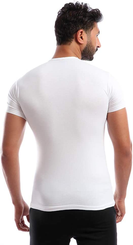 Cottonil Stretch® Men Half Sleeves "V" Neck Undershirt