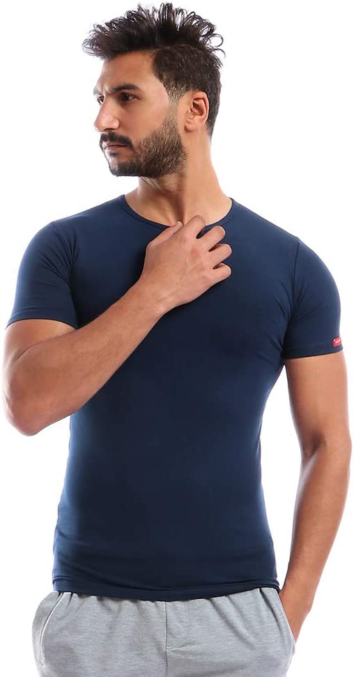 Cottonil Stretch® Men Half Sleeves Round Neck Undershirt