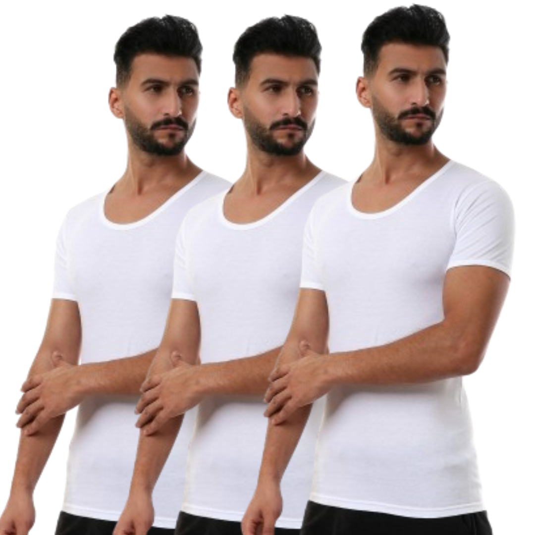 Cottonil Combed® Men Half Sleeves Undershirt (100% Cotton)